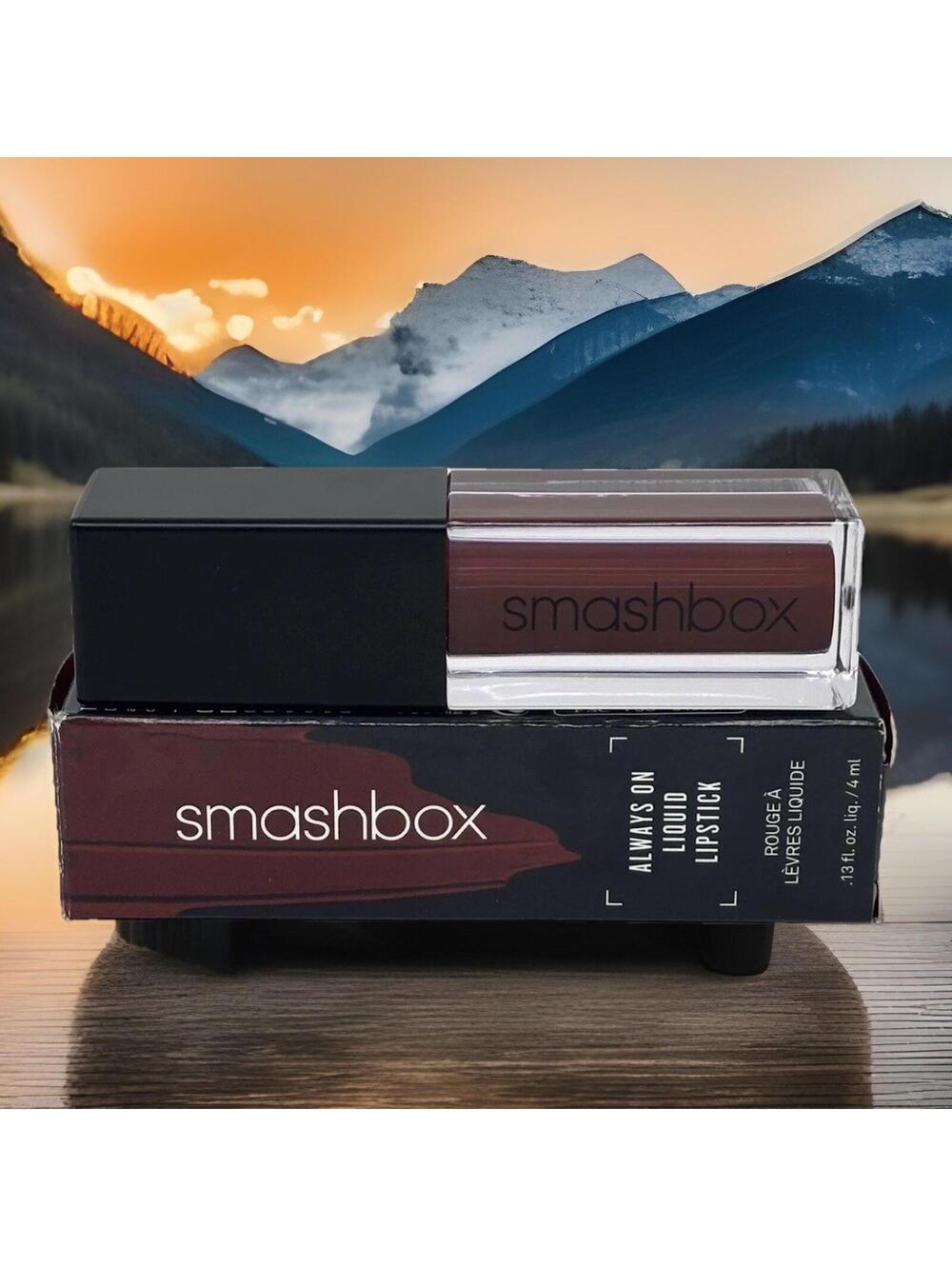 SmashBox Always On Liquid Lipstick 4ml 0.13fl oz - Miss Conduct (Burgundy) NEW